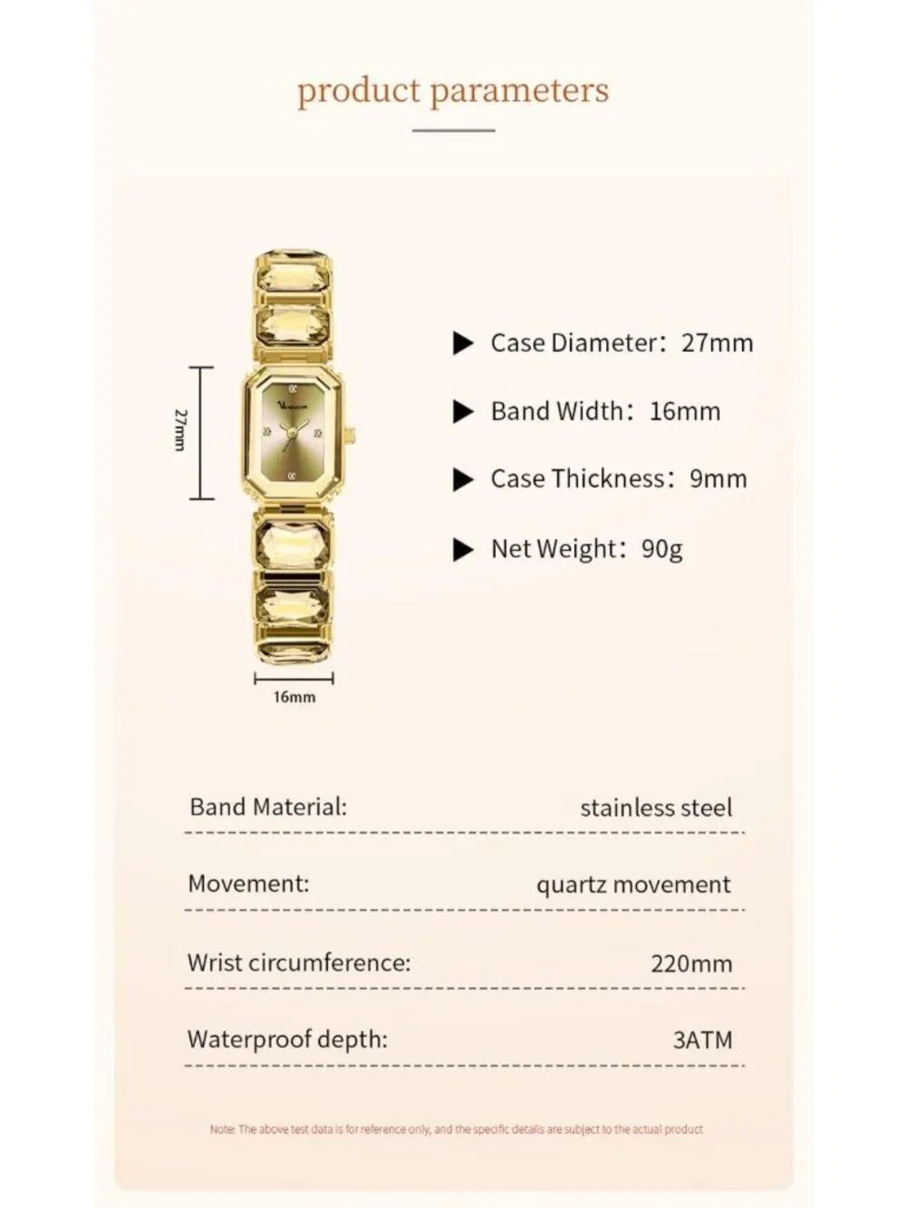 Elegant Crystal Bracelet Watch for Women - Minimalist Diamond Bangle, Waterproof